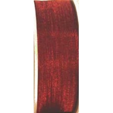 9232 6 584 - Sheer organza ribbon  6mm on 25m rolls